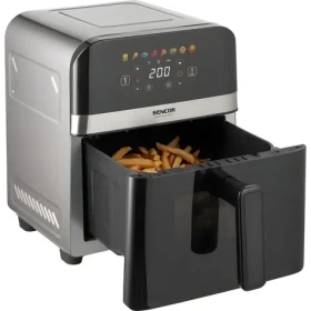 Sencor SFR 6800SS Inox / Horkovzdušná fritéza / Dual Heat / 6 l / 1700 W / 40-200 °C