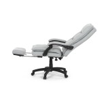 Kancelářské křeslo, synchronní mechanismus, stříbrná látka, KA-Y350 SIL