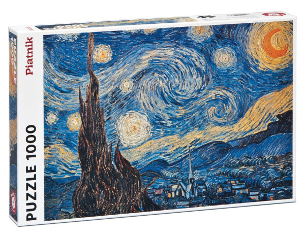 Puzzle Van Gogh Hvězdná noc 1000 dílků