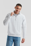 Fruit of the Loom Classic Zip-Neck Sweat Mikina s 1/4 zipem 16.2114 deep navy XXL