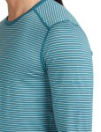 ICEBREAKER Mens 200 Oasis LS Crewe, Topaz/Undyed/S (vzorek) velikost: M