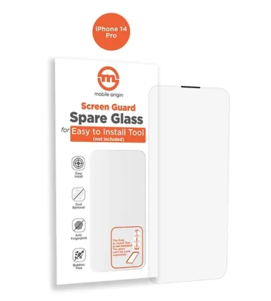 Mobile Origin Orange Screen Guard Spare Glass Apple iPhone 14 Pro / náhradní sklo pro instalační sadu (SGA-SP-i14Pro)