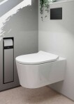 HANSGROHE - EluPura S Závěsné WC, AquaHelix, SmartClean, bílá 61114450