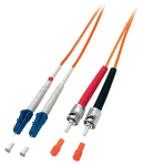 Equip LC/ST oranžová / Optický patchkabel / Multimode duplex OM2 / 10 m / LSZH plášť (254216)