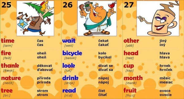 Chytré karty Angličtina kniha plná slovíček