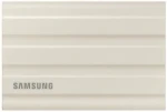 Rozbaleno - SAMSUNG T7 Shield Externí SSD disk 2TB béžová / Externí SSD / R: 1050 MBs W: 1000MBs / USB-C / IP65 / rozbaleno (MU-PE2T0K/EU.rozbaleno)