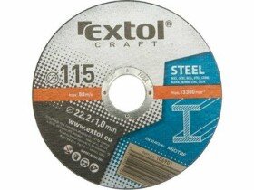 EXTOL-CRAFT Kotouče řezné na kov 125x1.0x22.2 mm 5 ks (EX106902)