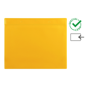 Djois magnetická identifikační kapsa A4, žlutá, 10 ks