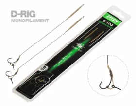Zfish Návazec Monofilament D-Rig 20cm 25lb Velikost 8 2ks (ZF-7241)