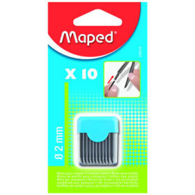 Maped - Tuhy pro kružítka 2mm, 10tuh