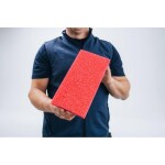 Hladítko s molitanem hrubým, 280 x 140 mm, obyčejná rukojeť