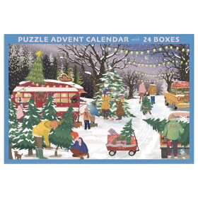 ViSSEVASSE Adventní kalendář Puzzle – 24 boxů, multi barva, papír