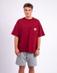 Tričko Carhartt WIP S/S Work Pocket T-Shirt Scarlet