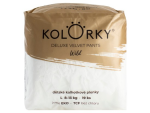 KOLORKY DELUXE VELVET PANTS jednorázové kalhotkové eko plenky wild - L (8-13 kg), 19 ks