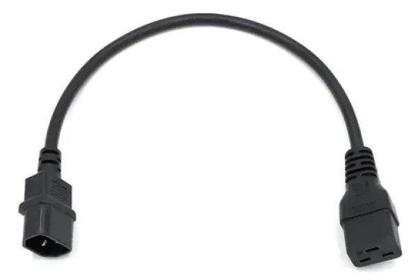 XtendLan černá / Napájecí kabel / C19 - C14 / 230 V (PK_230V C19 na C14)