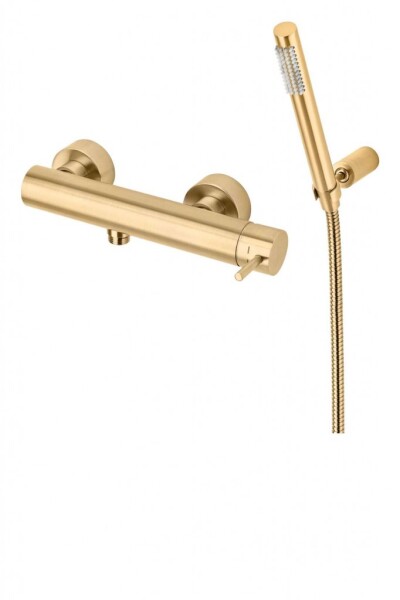 PAFFONI - Light Exclusive Edition Sprchový set s baterií, kartáčované zlato LIG168DHGSP