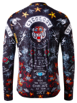 Cyklodres CYCOLOGY Winter City of Angels Black, pánský, dlouhý rukáv (Motiv City of Angels, velikost XL)