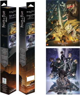 Attack on Titan set plakátů 2ks - EPEE