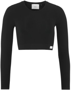 Craft Triko s dlouhým rukávem Collective Rib Cropped T-Shirt Women 1916014-999000 - Běžecký top CRAFT Collective Rib Cropped LS - černá Velikost textilu: M-L