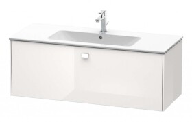 DURAVIT - Brioso Umyvadlová skříňka 44x122x48 cm, 1 zásuvka, lesklá bílá BR400402222