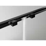 MEXEN/S - Exo sprchový kout, posuvné dveře 105 x 100, transparent, černá 8151-105-100-70-00