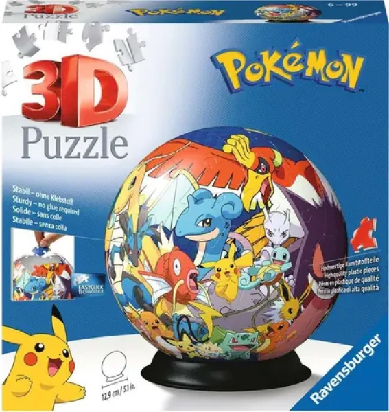 Ravensburger 3D Puzzle-Ball Pokémoni