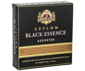 BASILUR Black Essence Assorted přebal 40 gastro sáčků