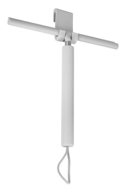 SAPHO - Stěrka do sprchy, teleskopická, včetně uchycení na zástěnu, šedá TK192