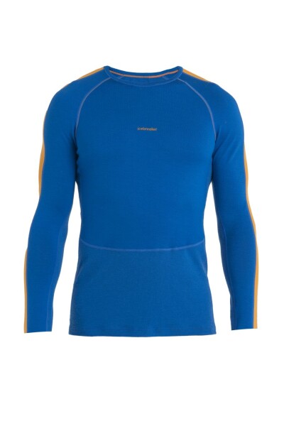 ICEBREAKER Mens ZoneKnit 260 LS Crewe, Lazurite/Solar velikost: S