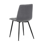 Jídelní židle, šedá, sametová látka, DCL-X7015 GREY2