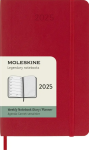 Moleskine Plánovací zápisník 2025 červený S, měkký