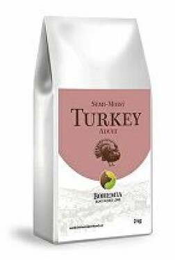 BOHEMIA SEMI MOIST Adult Turkey 2kg