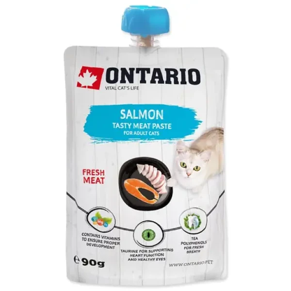 Ontario Salmon Fresh Meat Paste losos 90g  (213-52713)