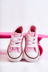 Dětské vysoké tenisky Pink Mona 34