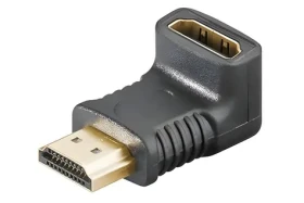 OEM Redukce HDMI A(M)-A(F) lomená dolů / Redukce / pozlacené konektory (12.92.3123)