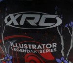 Helma na moto Xrc Illustrator matt red - 2Xl / červená