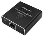 Mini switch RJ45 1x2 porty / Switch / 1000 Mbps / USB-C napájení / Hliníkové tělo (52249)