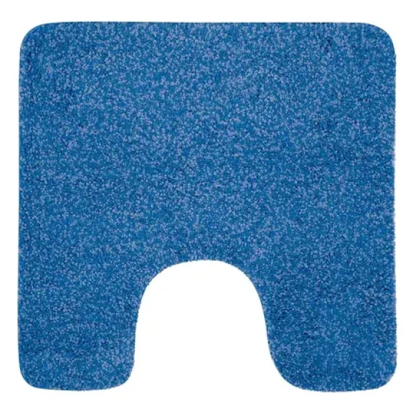 Spirella GOBI koupelnová WC předložka 55 x 55 cm modrá / mikrovlákno (7610583127808)