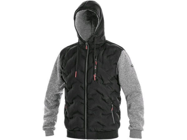 CXS FLINT Pánská bunda černo / šedá L 129013181094