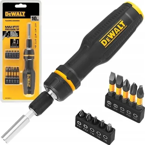DeWalt / Teleskopický držák bitů / 10 ks (DWHT68001-0)