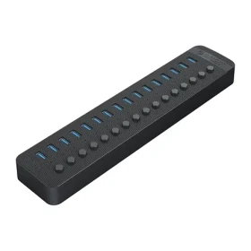Orico CT2U3-16AB USB HUB s vypínači černá / 16x USB-A 3.0