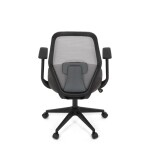 Židle kancelářská, látka šedá, houpací mechanismus, kolečka pro tvrdé povrchy