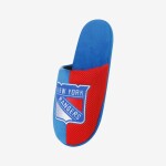 FOCO Pánské pantofle New York Rangers Team Logo Staycation Slipper Velikost: EU