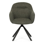 Jídelní židle, zelená, látka, DCH-Y1143 GRN2