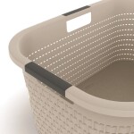 Koš na čisté prádlo COUNTRY cappuccino, 40 l