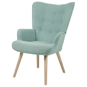 Relaxační křeslo, modrá, látka, AK-301 BLUE2