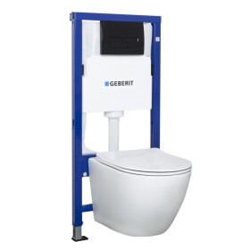 KERRA - Instalační set Geberit + mísa Delos + tlačítko 5907548116871