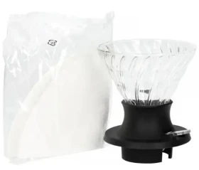 Hario Immersion Switch Coffee Dripper V60-02 + 40 filtrů (SSD-INT-200-B)