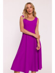 Dámské šaty S424 levandulové - Stylove M