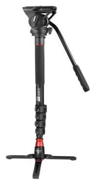 Neewer GM76 / Monopod / Zátěž 6 kg / Vytažený 179 cm / Fluidní hlava (B0B8CM8LH9)